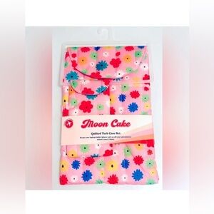 Moon Cake Floral Quilted Laptop Case